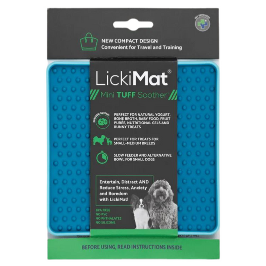 LickiMat Soother Tuff For Dogs Blue