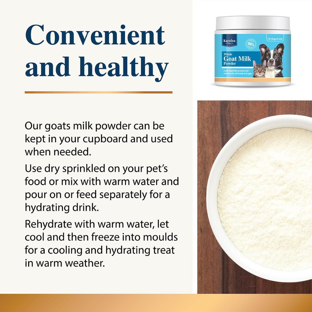 Whole Goat Milk Powder for Dogs & Cats