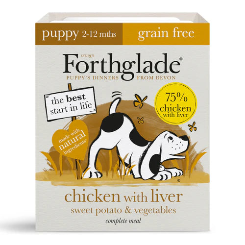 Puppy Chicken & Lamb Wet Dog Food - Variety Pack 12x395g