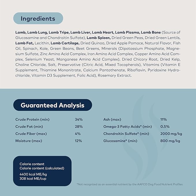 ZIWI Peak Dog Steam & Dried Lamb 1.5kg