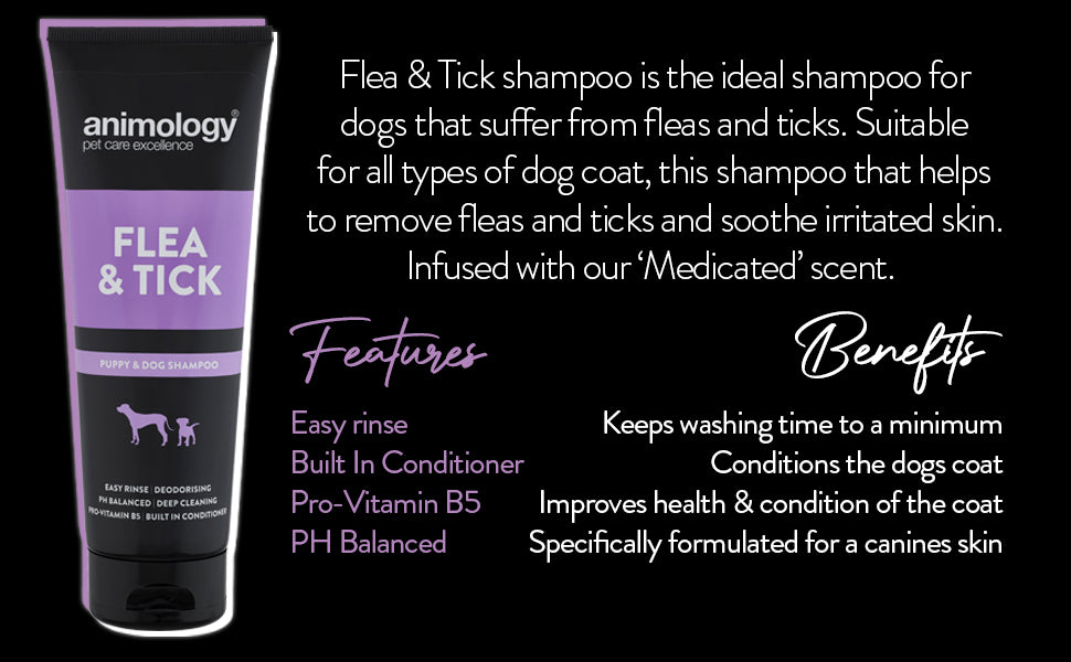 Animology Flea & Tick Shampoo 250ml