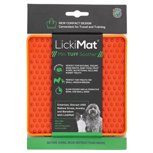 LickiMat Soother Tuff (Orange)