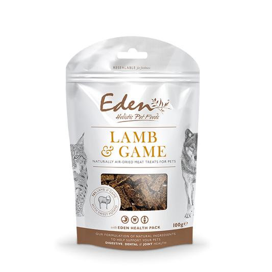 Eden Lamb & Game Treats for Dogs and Cats 100g