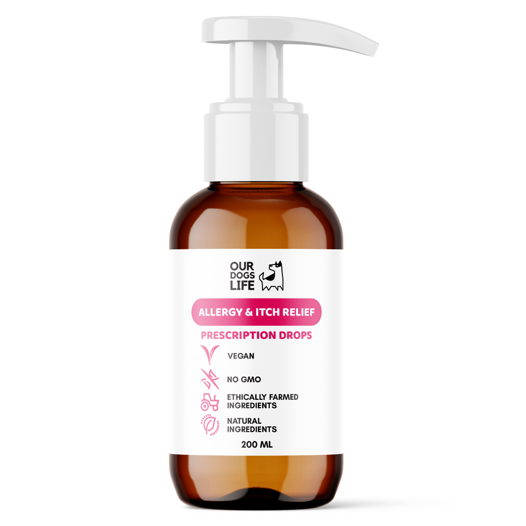 Dog Itch Allergy Relief Drops Natural Itch Relief for Dogs OurPetsLife