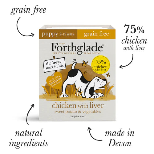 Puppy Chicken with Liver & Vegetables Wet Dog Food
