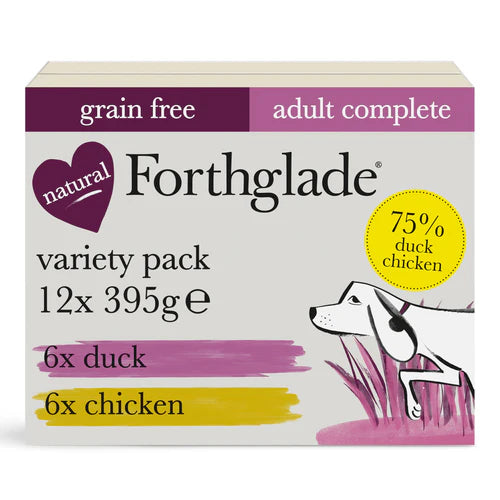 Chicken & Duck Wet Dog Food - Variety Pack