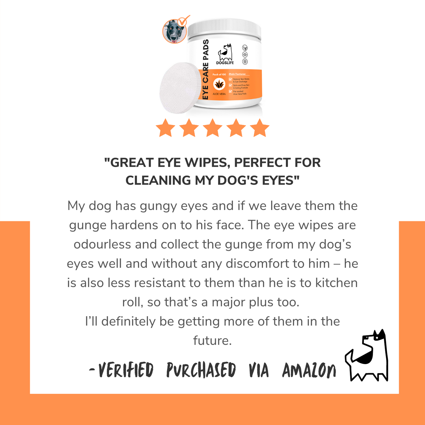 Eye Wipes for Dogs