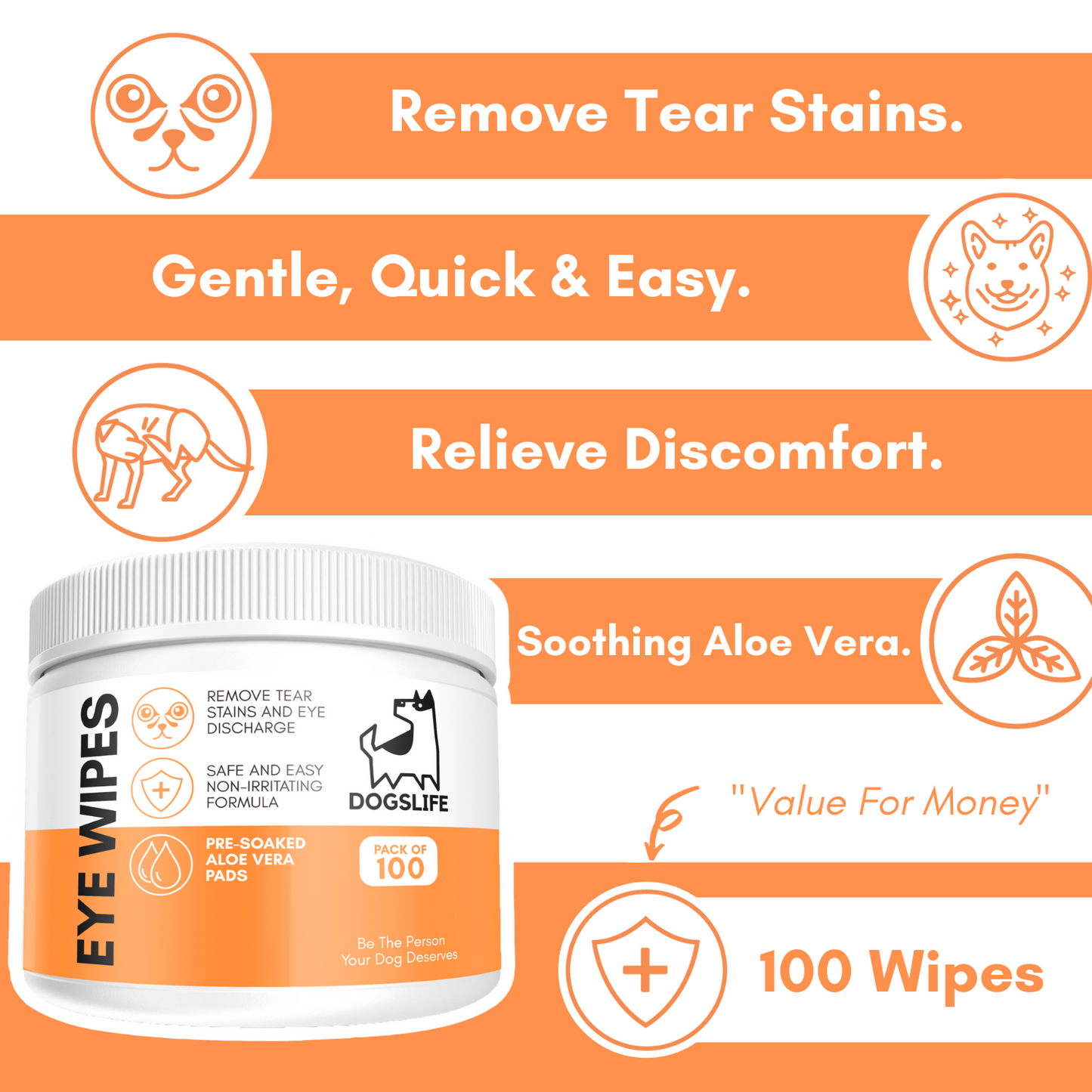 Eye Wipes for Dogs