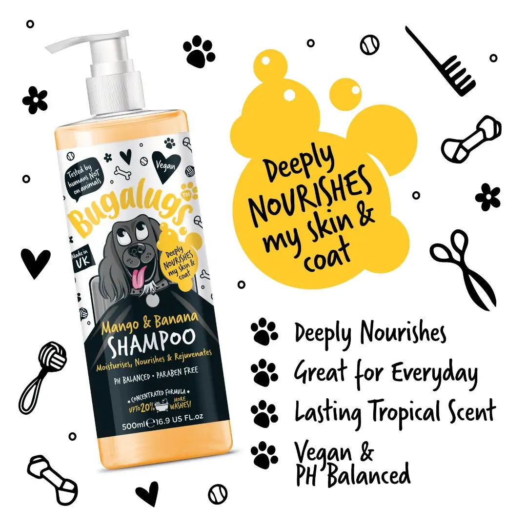 Bugalugs Mango & Banana Dog Shampoo