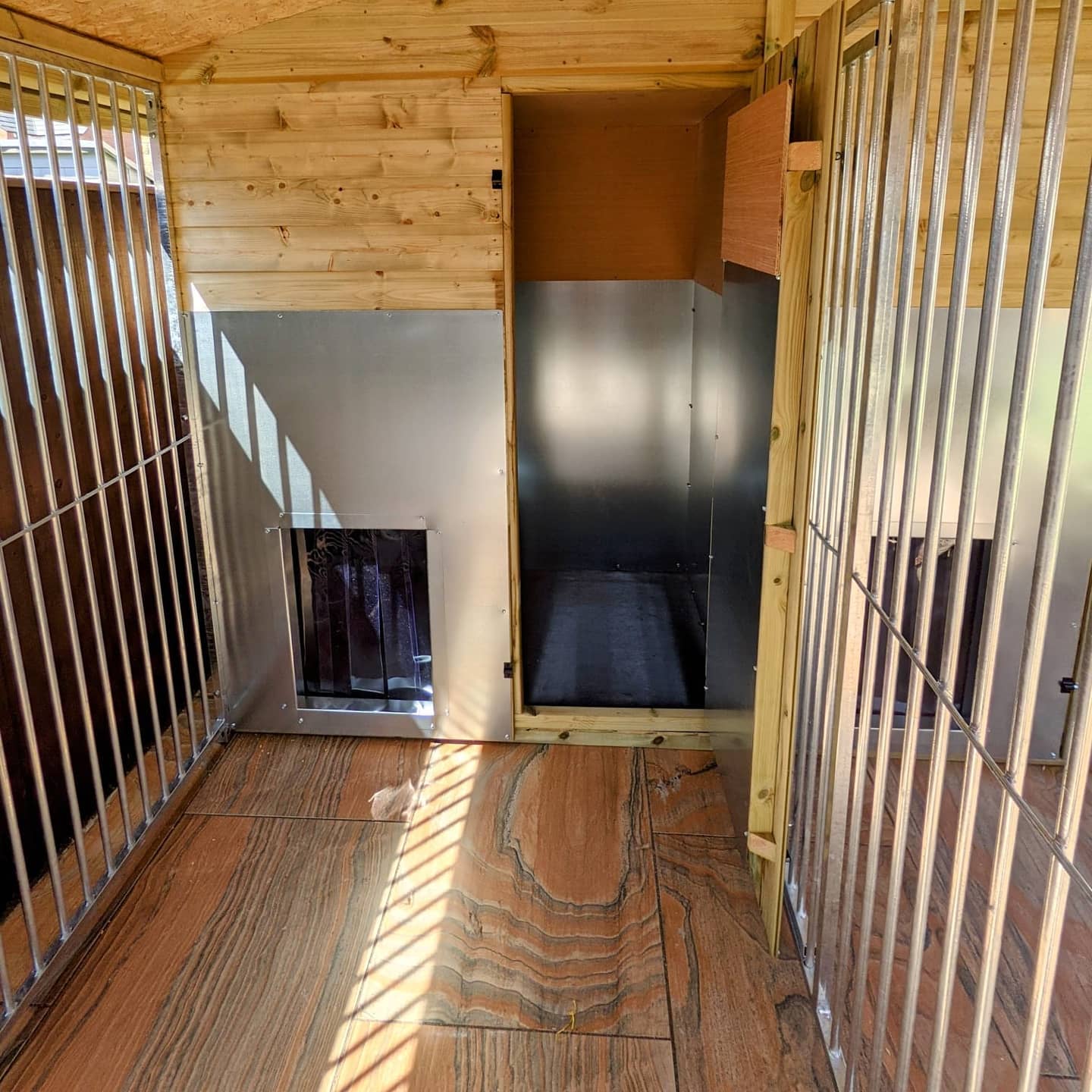 Benchmark Dog Kennel - Double 8 x 10ft, Premium Wood Range