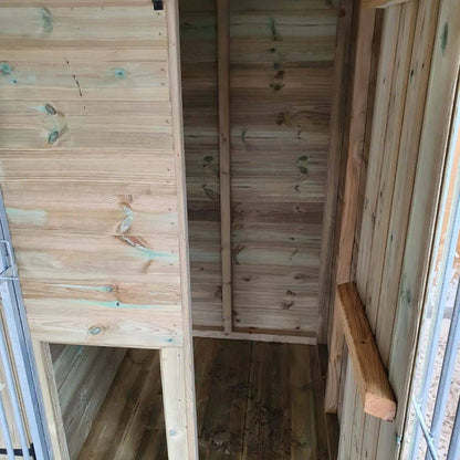 Benchmark Dog Kennel - Triple 10 x 10ft, Premium Wood Range