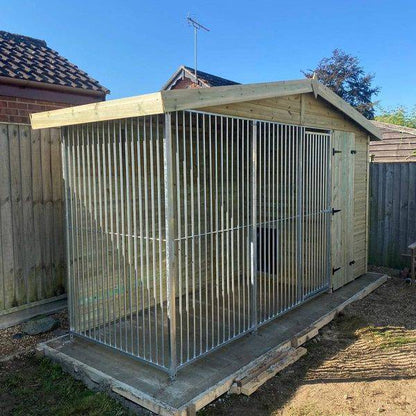 Benchmark Dog Kennel - Single 10 x 4ft, Premium Wood Range