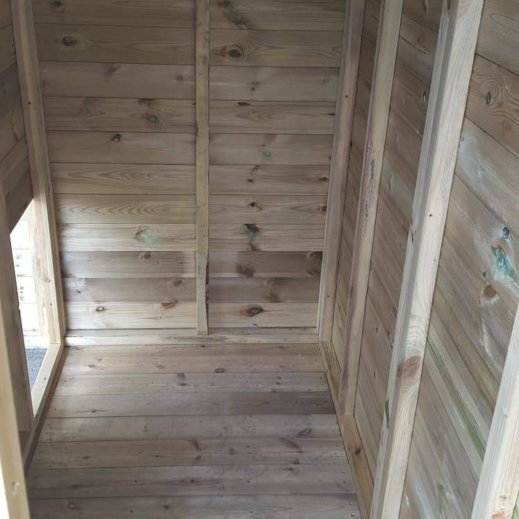 Benchmark Dog Kennel - Single 12 x 6.5ft, Premium Wood Range