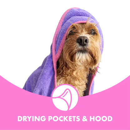 Bamboo Dog Towel for Small Breeds & Puppies