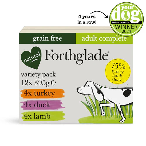 Turkey, Duck & Lamb Wet Dog Food - Variety Pack
