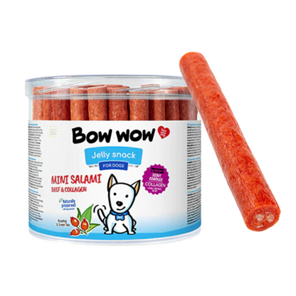 Mini Salami Beef & Collagen Dog Treats (60 Sticks)