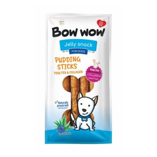 Pudding Sticks for Dogs - Poultry & Collagen Chicken Flavour (6 pack)