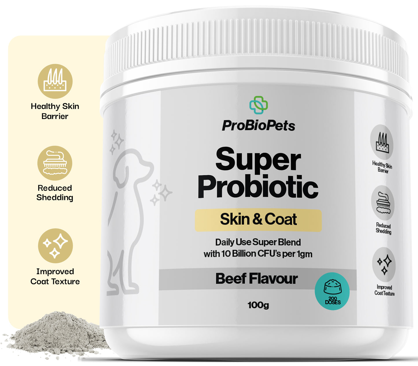 Skin & Coat Probiotic For Pets