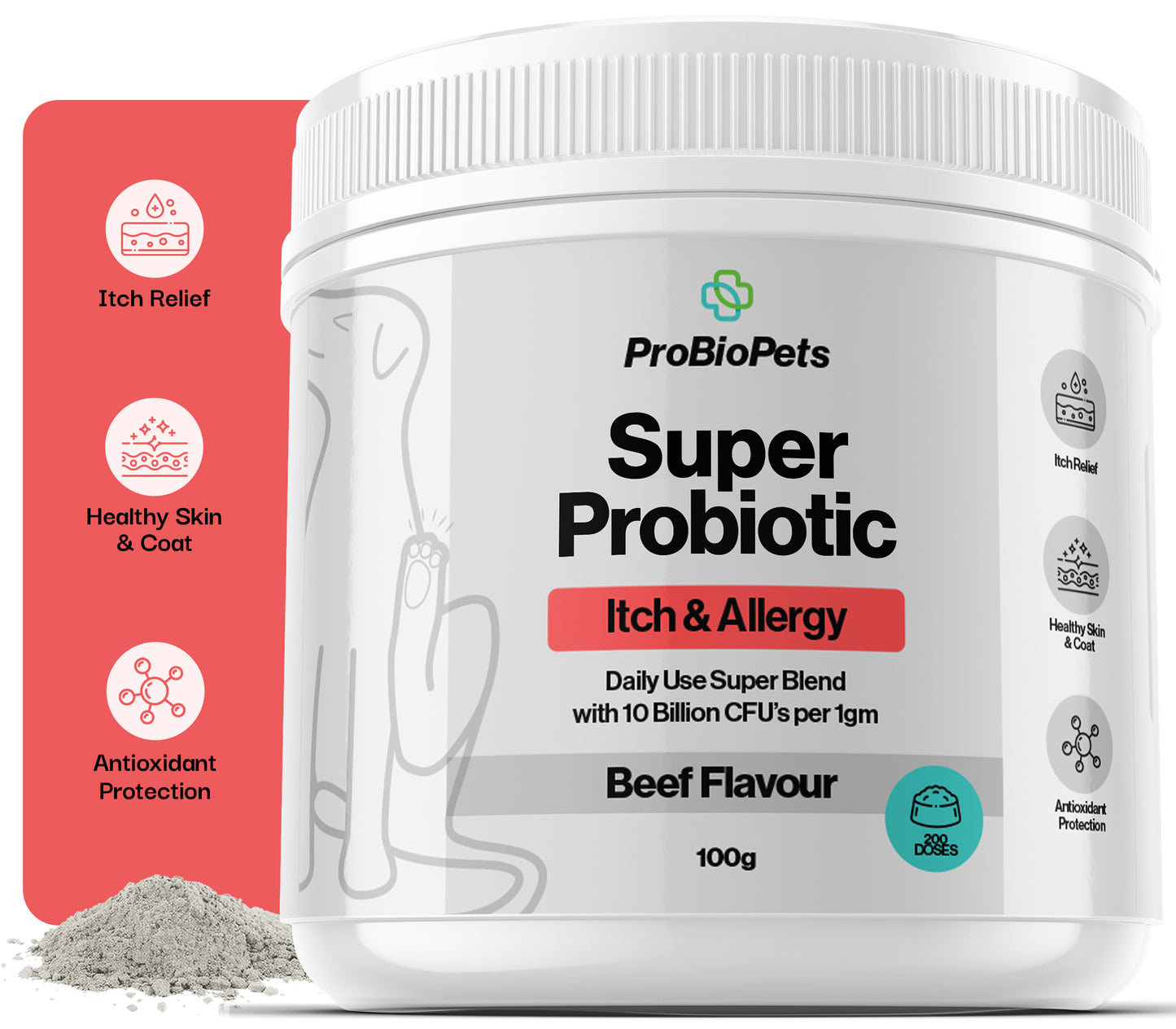 Itch & Allergy Probiotic for Pets