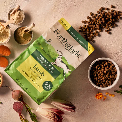 Lamb Lightly Baked Natural Dry Dog Food 2KG