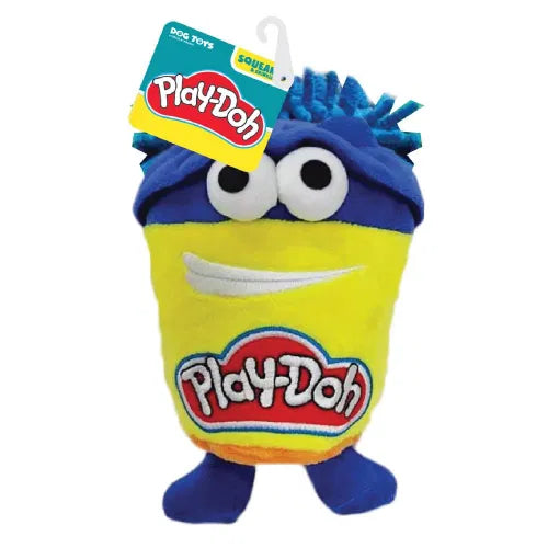 Hasbro Dog Toys Play-Doh Do-Doh Squeak and Crinkle Plush 7in