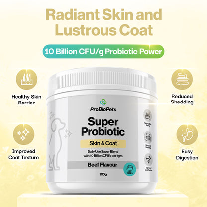 Skin & Coat Probiotic For Pets