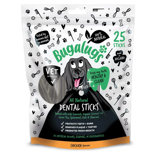 Dental Sticks for Dogs - Chicken Flavour 25 Sticks