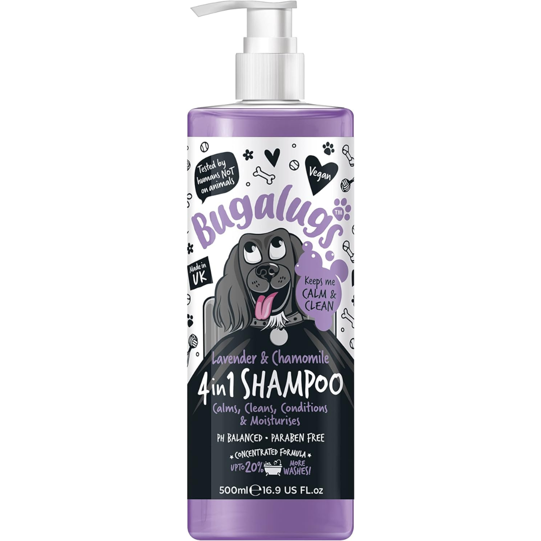 Bugalugs Lavender & Chamomile 4 in 1 Dog Shampoo