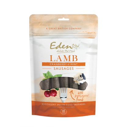 Eden Lamb, Cranberry & Mint Sausages 5pc