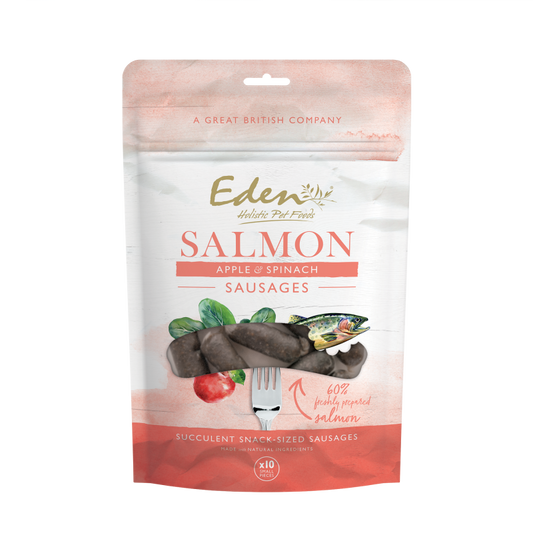 Eden Salmon, Apple & Spinach Sausages 10pc