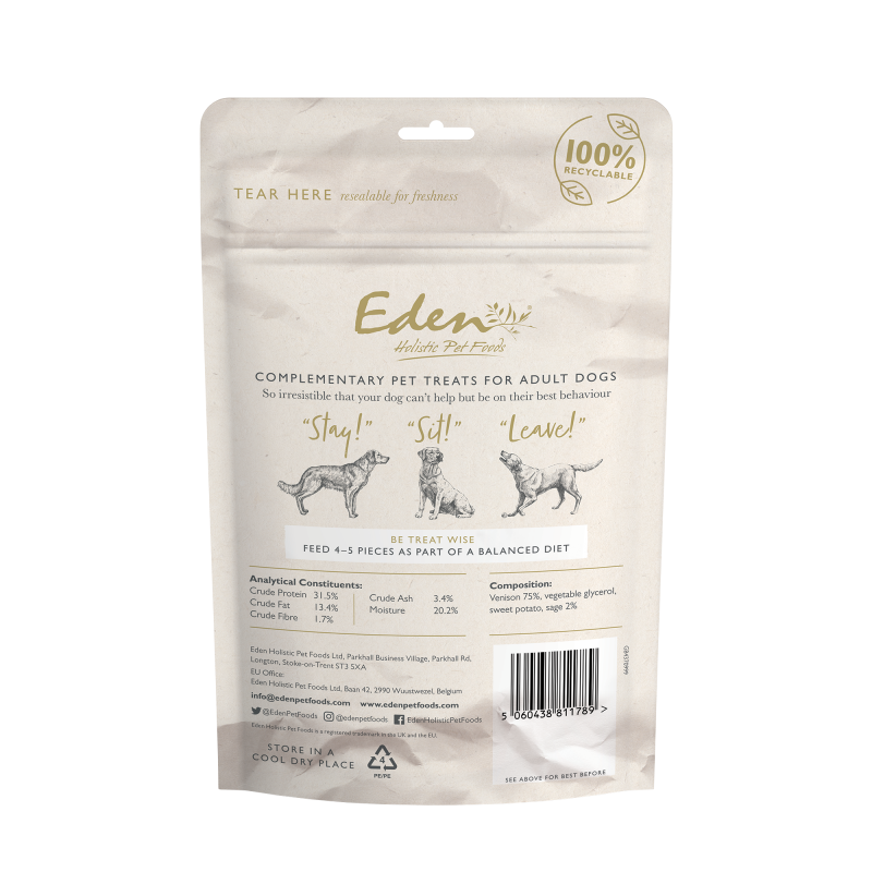 Eden Venison & Sage Training Treats 80G