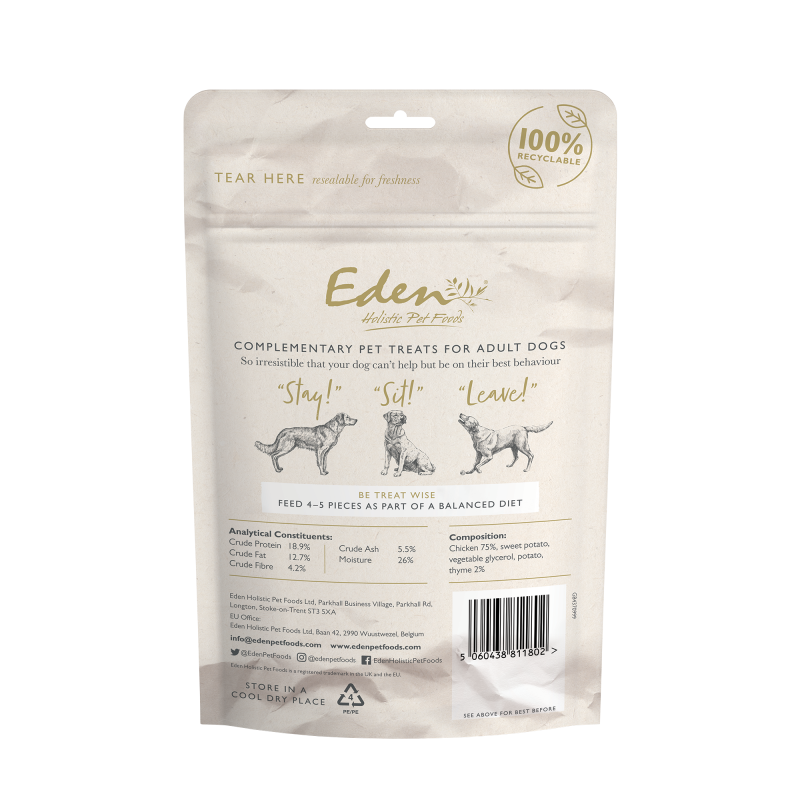 Eden's Chicken & Thyme Training Treats 80G