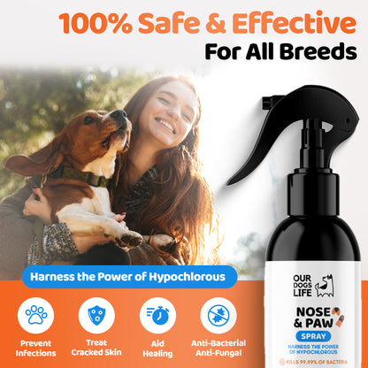 Dog Paw & Nose Cleaner Spray