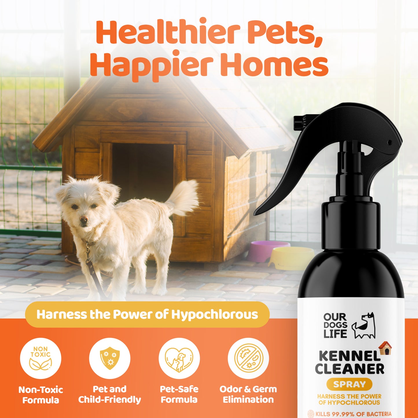 Kennel Cleaner Disinfectant for Dogs