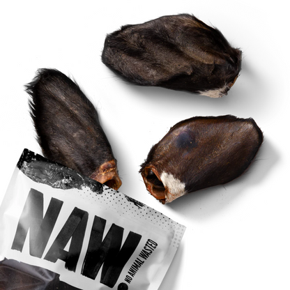 NAW Hairy Beef Ears Dog Treats (3PK)