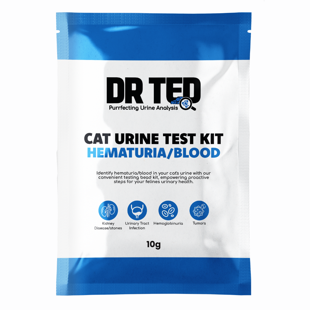 Dr Ted Cat Urine Test Kit Hematuria / Blood Detector 5 Packs