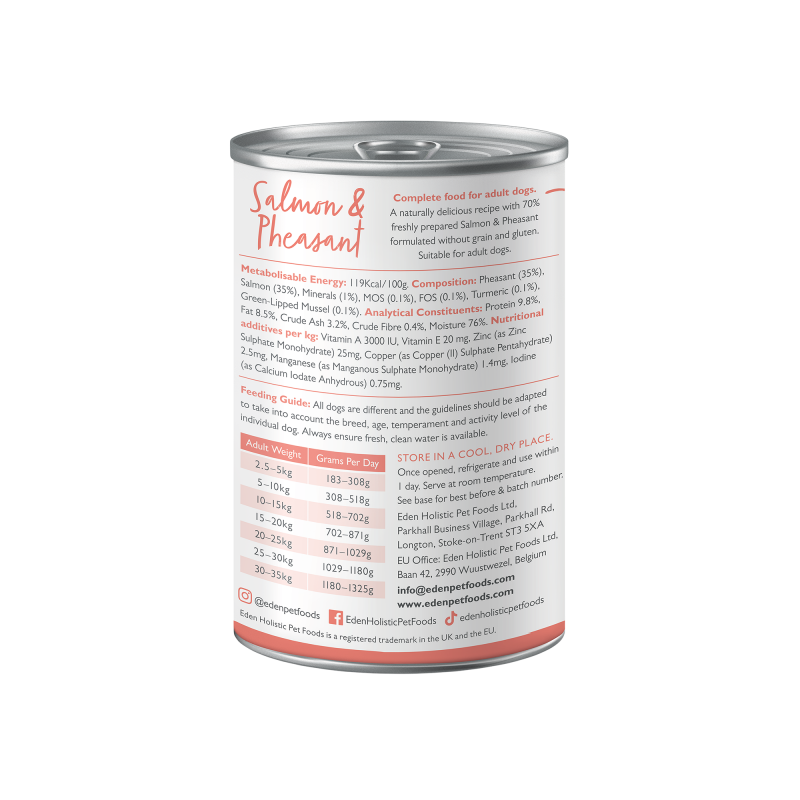 Eden Gourmet Salmon & Pheasant 400g