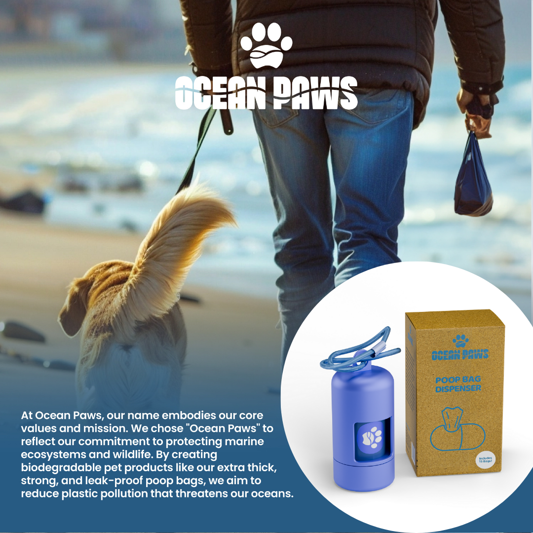 Dog Poo Bag Holder with 15 Poo Bags