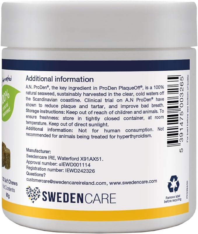 Proden PlaqueOff Soft Chews Small Dog (120)