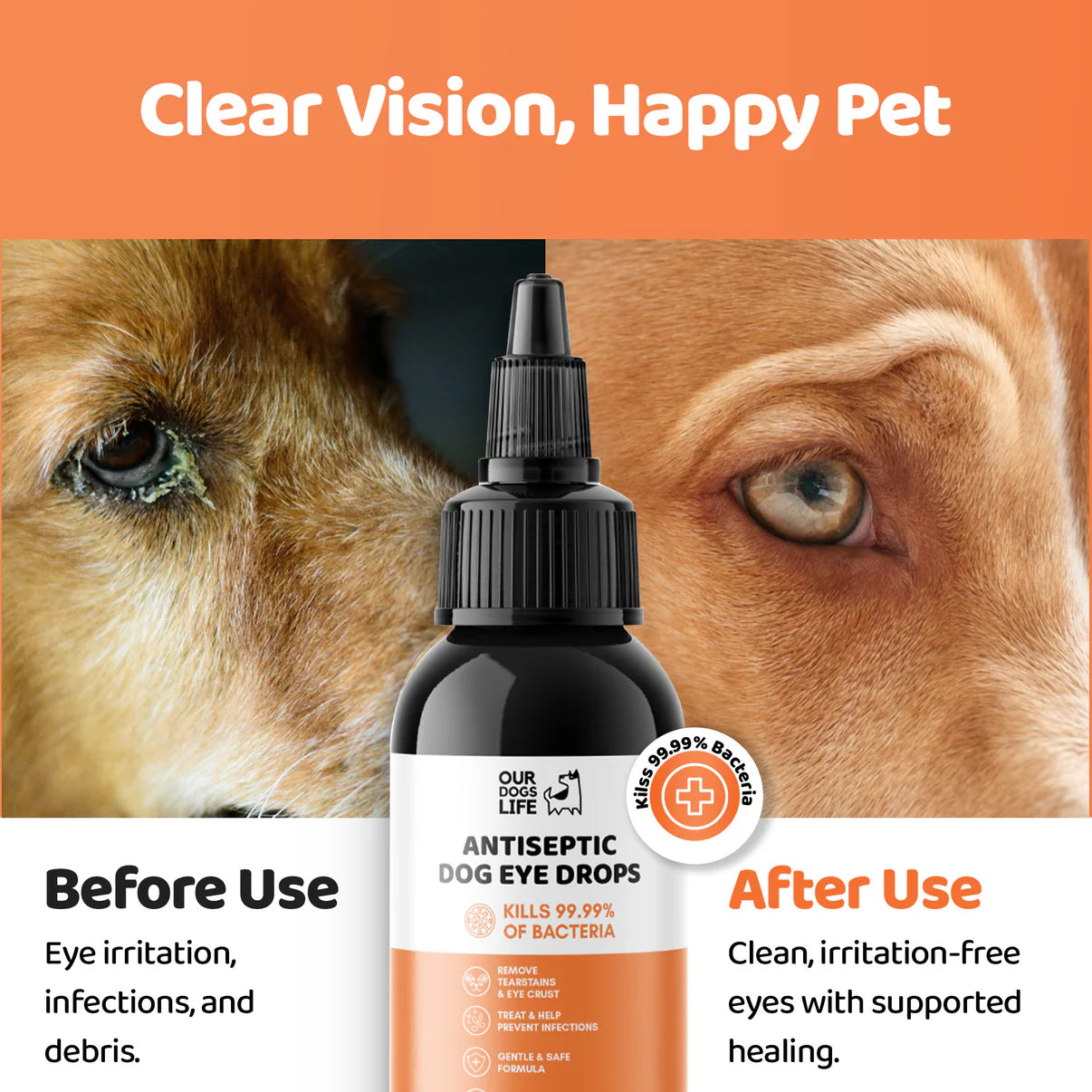 Dog Eye Drops Bundle