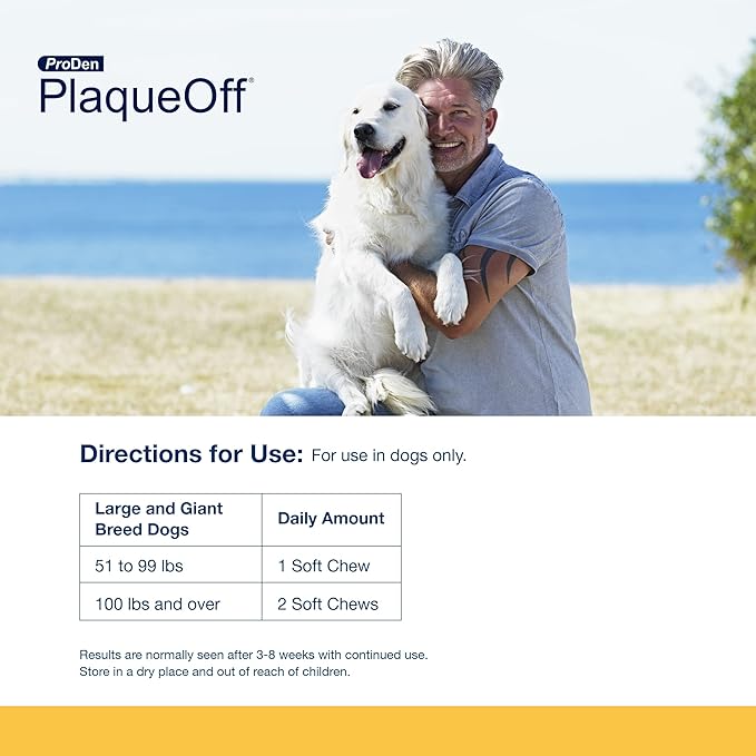 Proden PlaqueOff Soft Chews Large Dog (60)