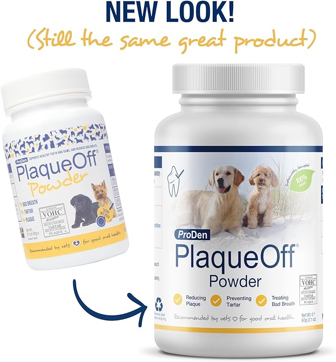 Proden PlaqueOff Powder for Dogs & Cats 60g