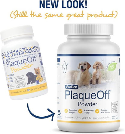 Proden PlaqueOff Powder for Dogs & Cats 60g