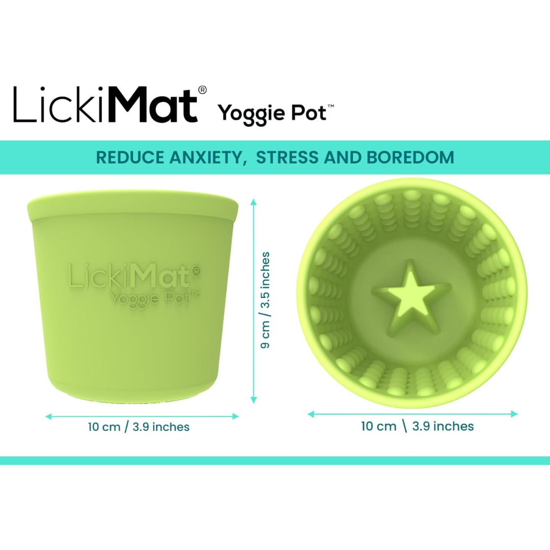 LickiMat Yoggie Pot - Green