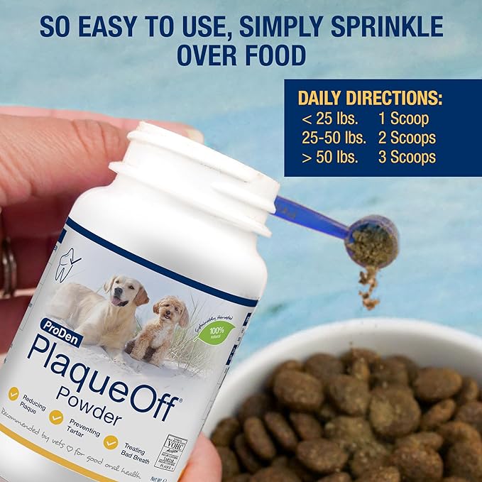 Proden PlaqueOff Powder for Dogs Cats 60g Buy Now – OurPetsLife