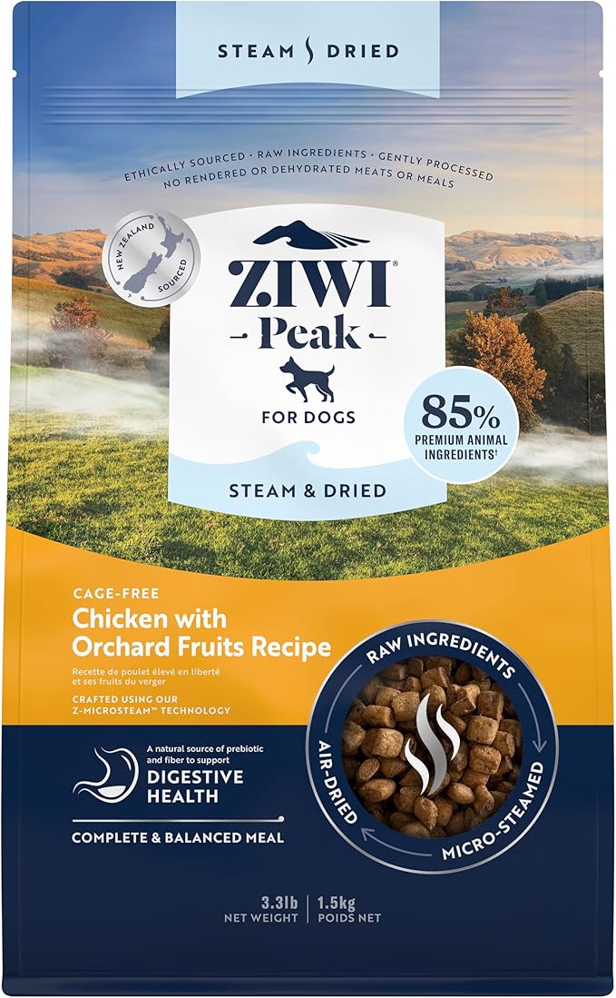 ZIWI Peak Dog Steam & Dried Chicken