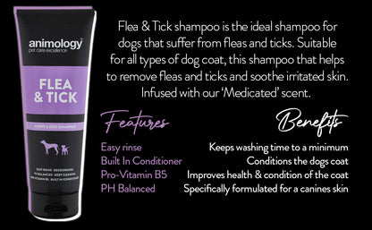 Animology Flea & Tick Shampoo 250ml
