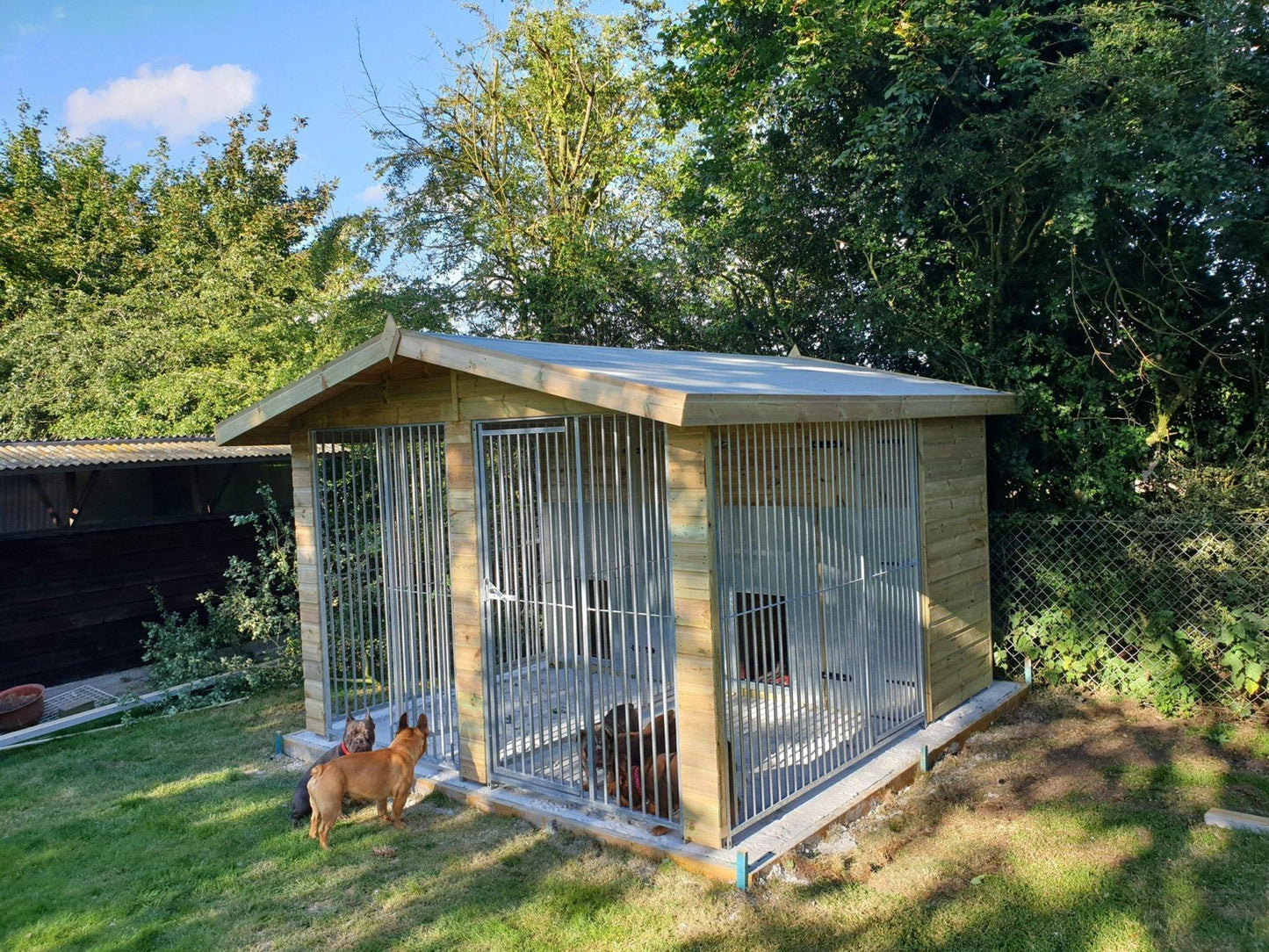 Benchmark Dog Kennel - Double 8 x 10ft, Premium Wood Range