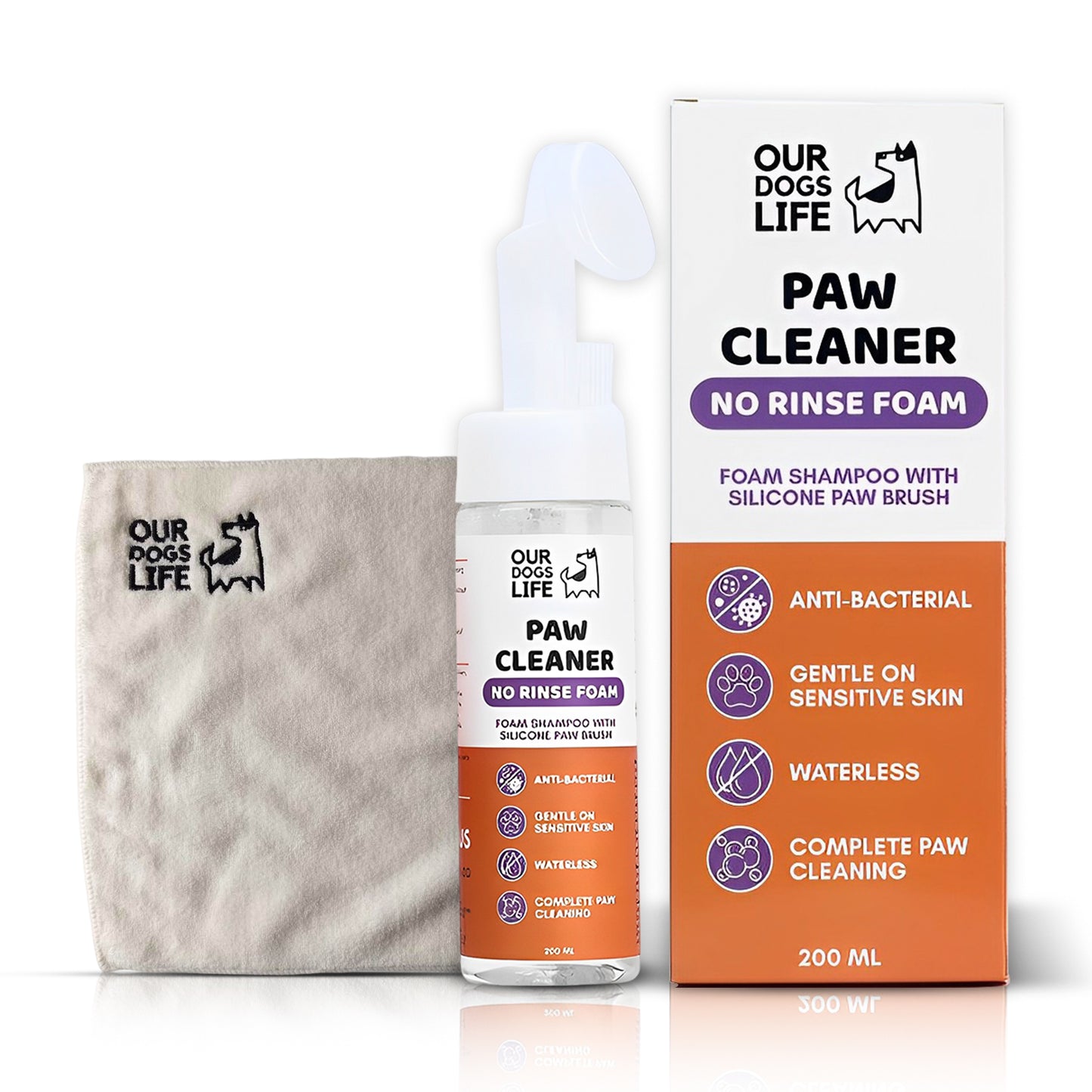 Paw Cleaner Shampoo With Towel