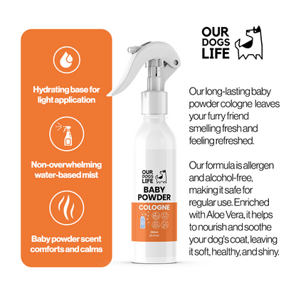 Baby Powder Scented Dog Spray 250ml
